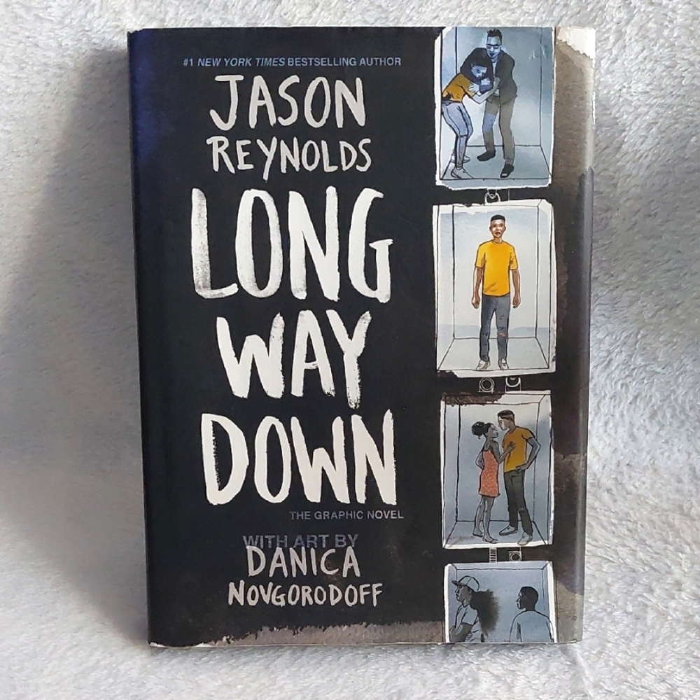 (Graphic Novel) Long Way Down by Jason Reynolds, YA Young Adult Book